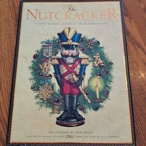 Vintage 1996 The Nutcracker Illustrated Hardcover - Red, Blue & Gold Cover